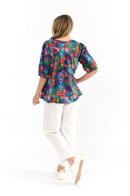 Tessa Macau Trop 3 Tassel Top