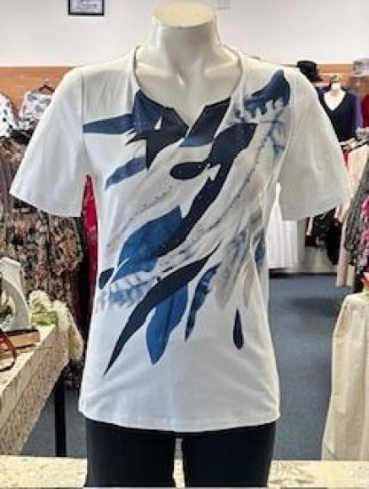 Vivid V Neck T/Shirt