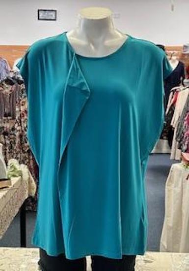 Mia Knit Teal Ladies Top