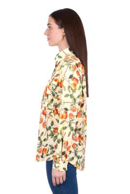 Zia Women's Half Placket Long Sleeve Shirt